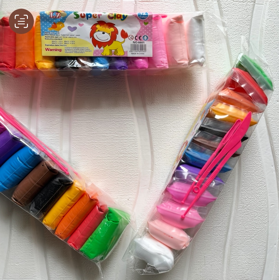 تصویر خمیر کلی ۱۲ رنگ 